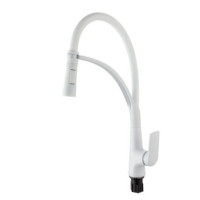 Смеситель для кухни Plamix Lucas-017 SET White REFL.White (PM0716)