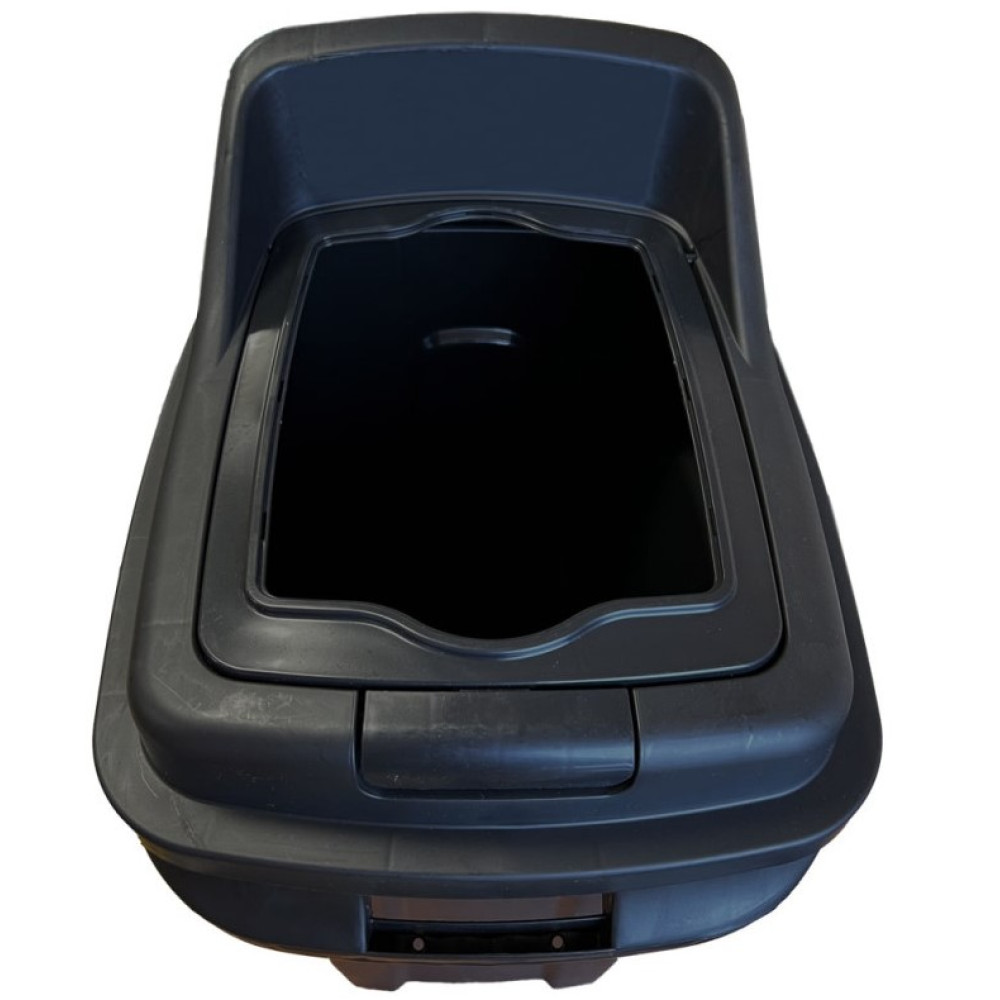 Бак для сортування сміття Planet Re-Cycler 50 л Чорний (12190)