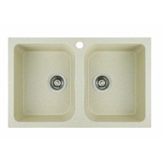 Кухонная мойка Platinum 7648W TWIN глянец Песок (SP000024930)