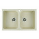 Кухонна мийка Platinum 7648W TWIN глянець Пісок (SP000024930)