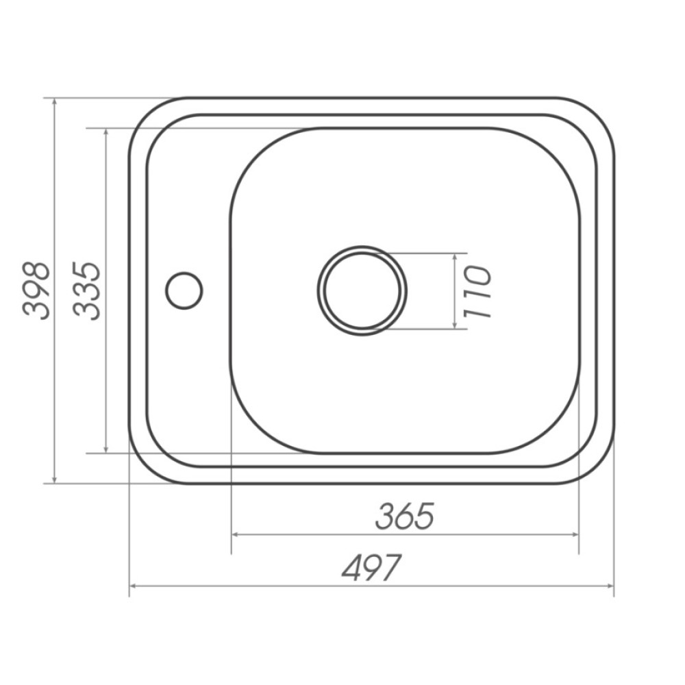 Кухонна мийка Platinum 4050 RUBY (SP000024954)