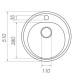 Кухонна мийка Platinum 510 LUNA (SP000025059)