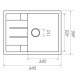 Кухонна мийка Platinum 6550 INTENSO (SP000025108)