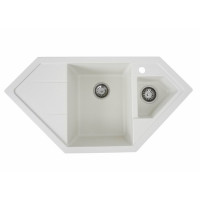 Кухонна мийка Platinum 9950 PANDORA матова Біла (SP000025180)