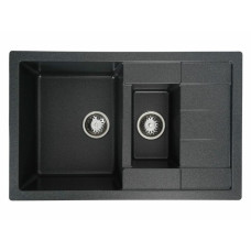 Кухонная мойка Platinum 7850W TOSKANA матовая Антрацит (SP000027555)