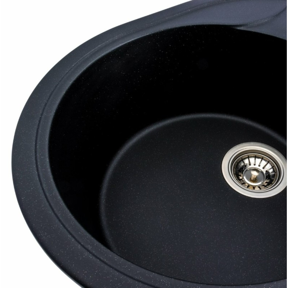 Кухонна мийка Platinum 5847 ONYX матова чорний металік (SP000038326)