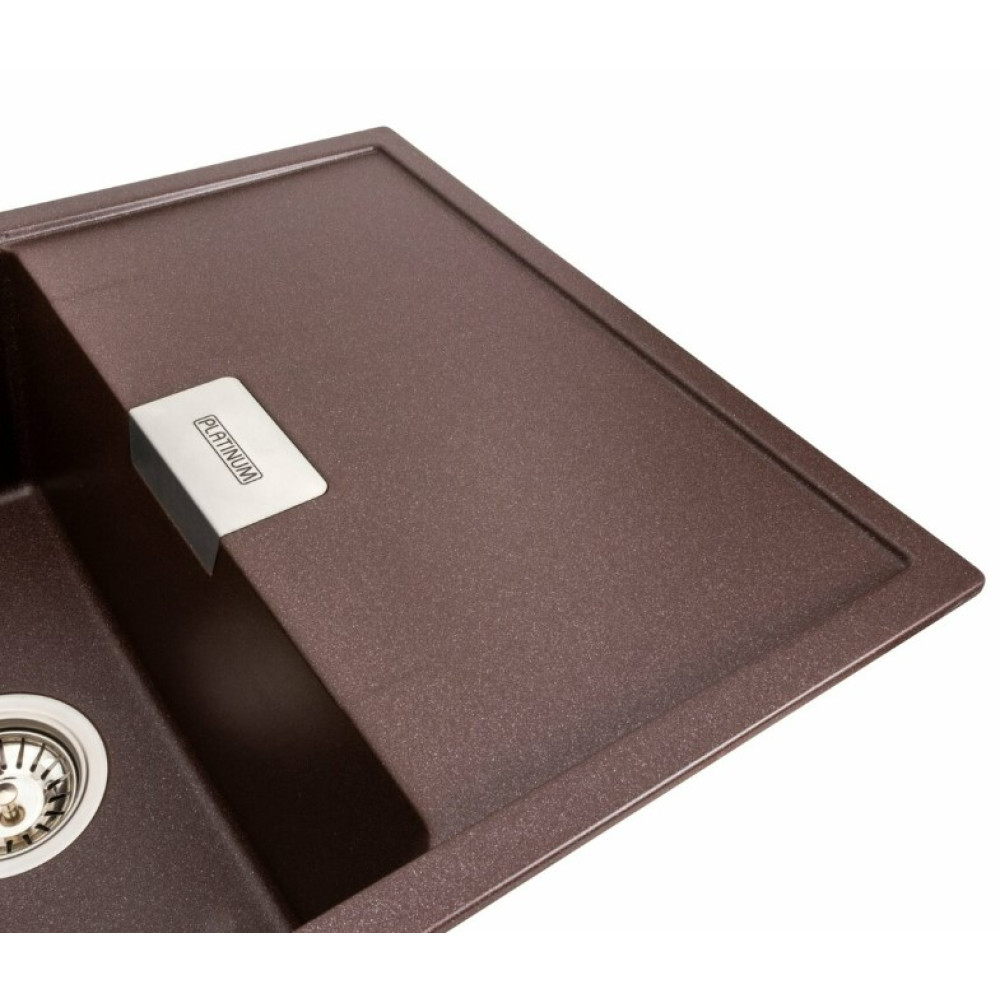 Кухонна мийка Platinum 8650 DIAMOND матова мокко (SP000039167)
