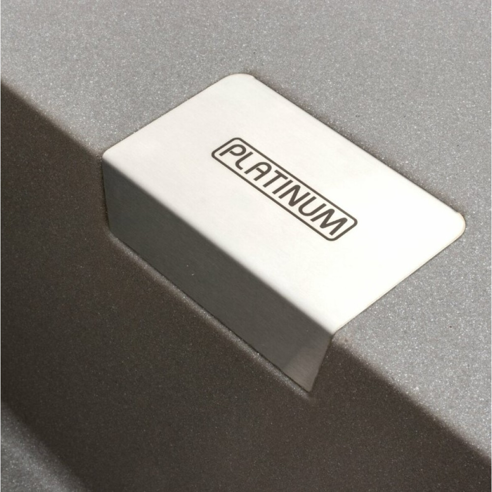 Кухонна мийка Platinum 8650 DIAMOND матова сірий мусон (SP000039172)
