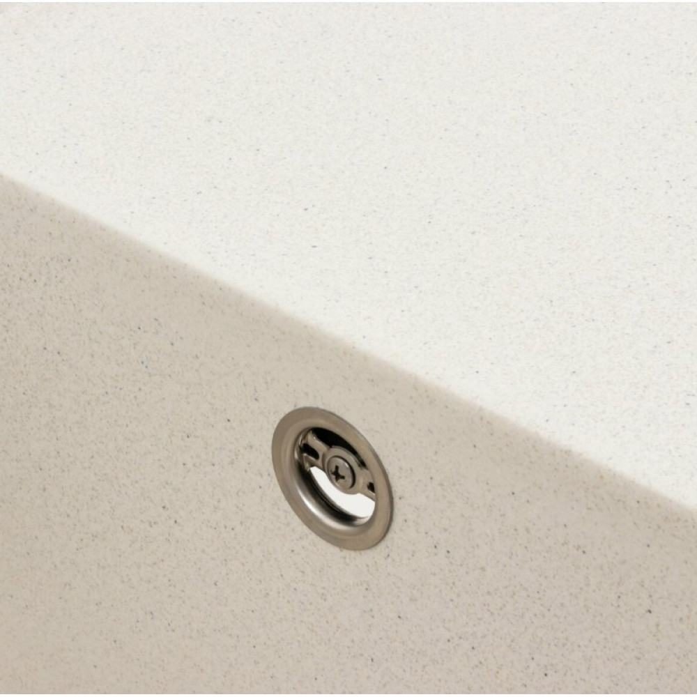 Кухонна мийка Platinum 9651 ATLAS матова Біла в крапку (SP000040262)