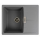 Кухонна мийка Platinum 6250 ZIRKONE Сірий металік (SP000040792)