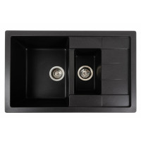 Кухонная мойка Platinum 7850W TOSKANA матовый Морион (SP000040860)