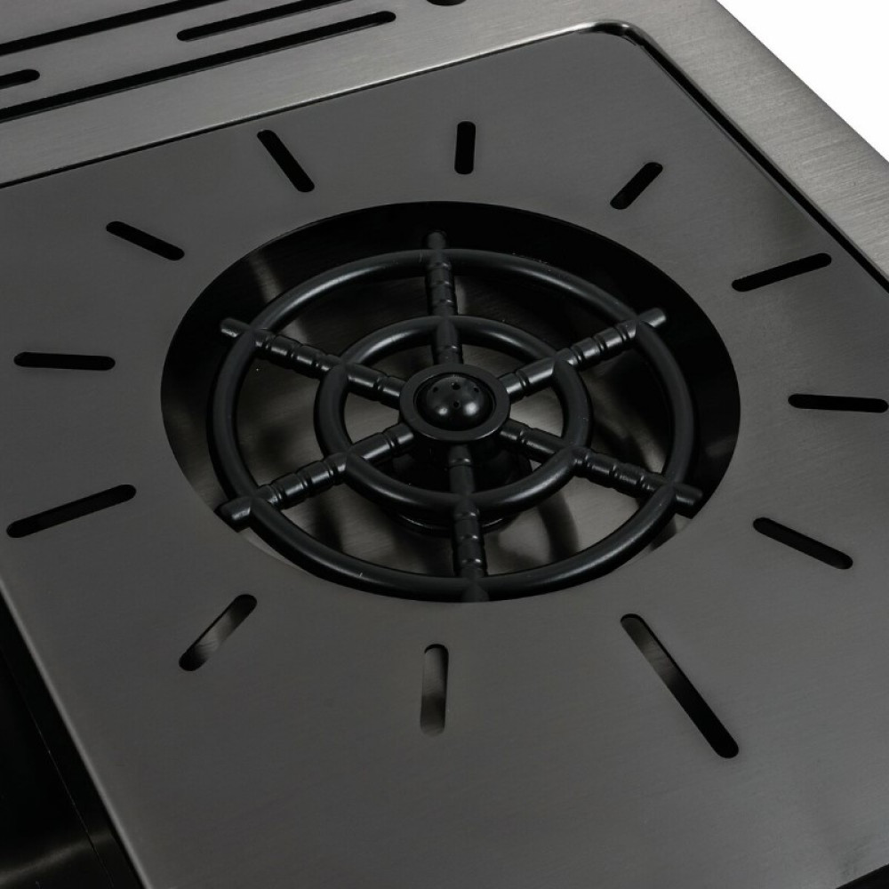 Кухонна мийка Platinum HANDMADE PVD чорна 78*46 (SP000041338)