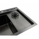 Кухонна мийка Platinum HANDMADE PVD чорна 78*46 (SP000041338)