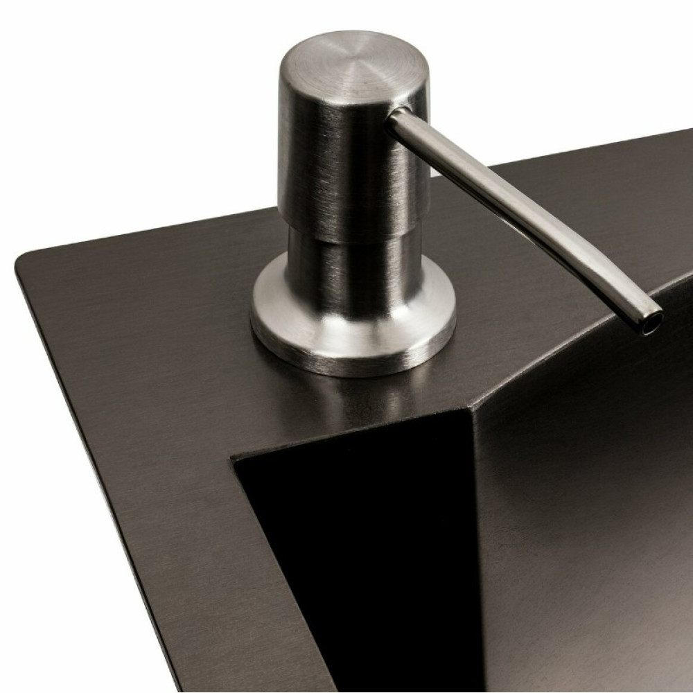 Кухонна мийка Platinum HANDMADE 75*46 з підставкою для ножів (SP000043060)