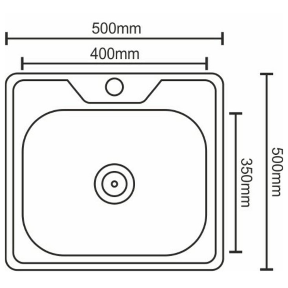 Кухонна мийка Platinum 5050 глянцева (SP000000291)