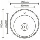 Кухонна мийка Platinum 510 декор (SP000011015)