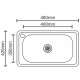 Кухонна мийка Platinum 4842 декор (SP000016242)