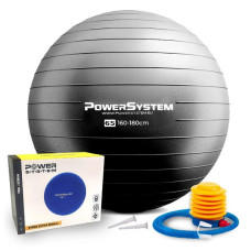 Мяч для фитнеса (фитбол) Power System PS-4012 Ø65 cm PRO Gymball Black (4012BK-0)