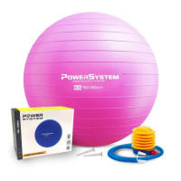 М'яч для фітнесу (фітбол) Power System PS-4012 Ø65 cm PRO Gymball Pink (4012PI-0)