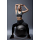 М'яч для фітнесу (фітбол) Power System PS-4018 Ø85 cm PRO Gymball Black (4018BK-0)