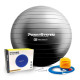 М'яч для фітнесу (фітбол) Power System PS-4018 Ø85 cm PRO Gymball Black (4018BK-0)