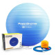 М'яч для фітнесу (фітбол) Power System PS-4011 Ø55 cm PRO Gymball Blue (PS-4011_55cm_Blue)