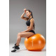 М'яч для фітнесу (фітбол) Power System PS-4011 Ø55 cm PRO Gymball Orange (PS-4011_55cm_Orange)