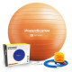 М'яч для фітнесу (фітбол) Power System PS-4011 Ø55 cm PRO Gymball Orange (PS-4011_55cm_Orange)