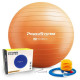 М'яч для фітнесу (фітбол) Power System PS-4012 Ø65 cm PRO Gymball Orange (PS-4012_65cm_Orange)