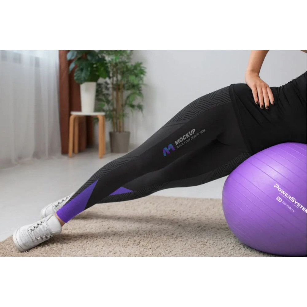 М'яч для фітнесу (фітбол) Power System PS-4012 Ø65 cm PRO Gymball Purple (PS-4012_65cm_Purple)
