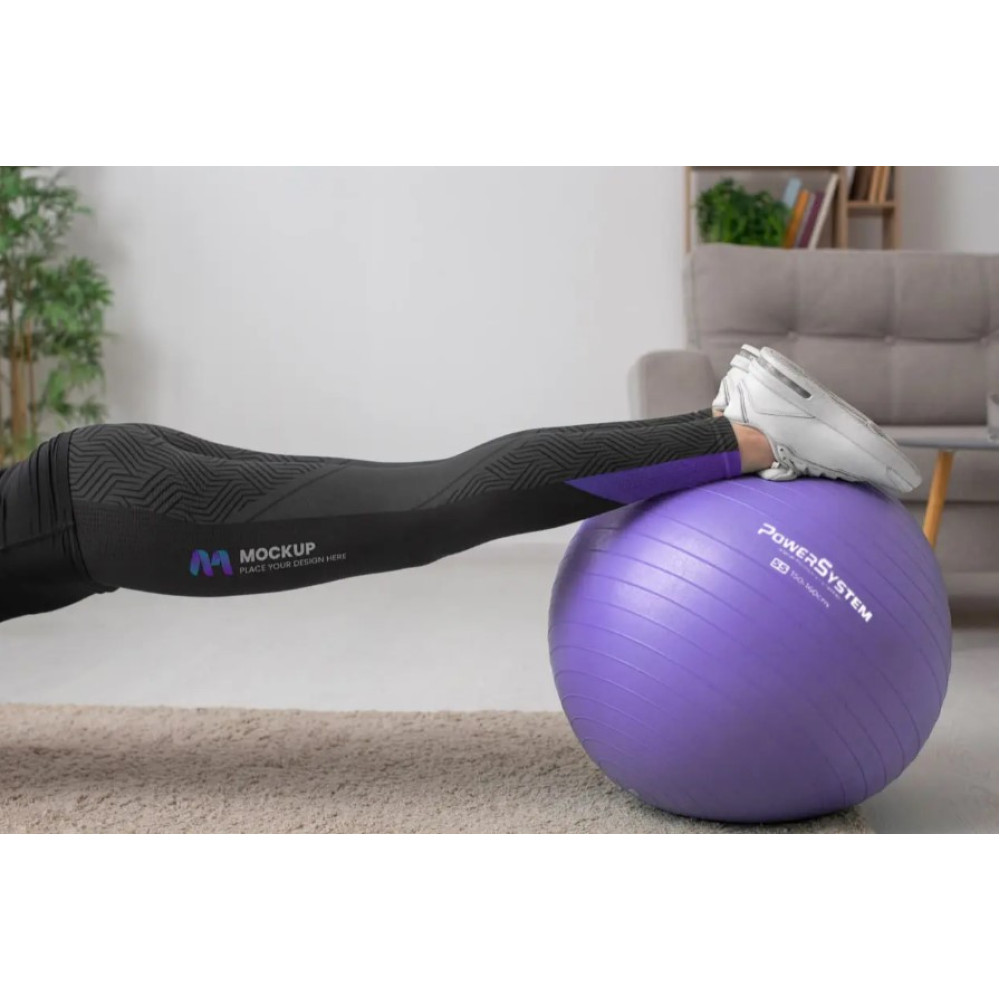 М'яч для фітнесу (фітбол) Power System PS-4012 Ø65 cm PRO Gymball Purple (PS-4012_65cm_Purple)
