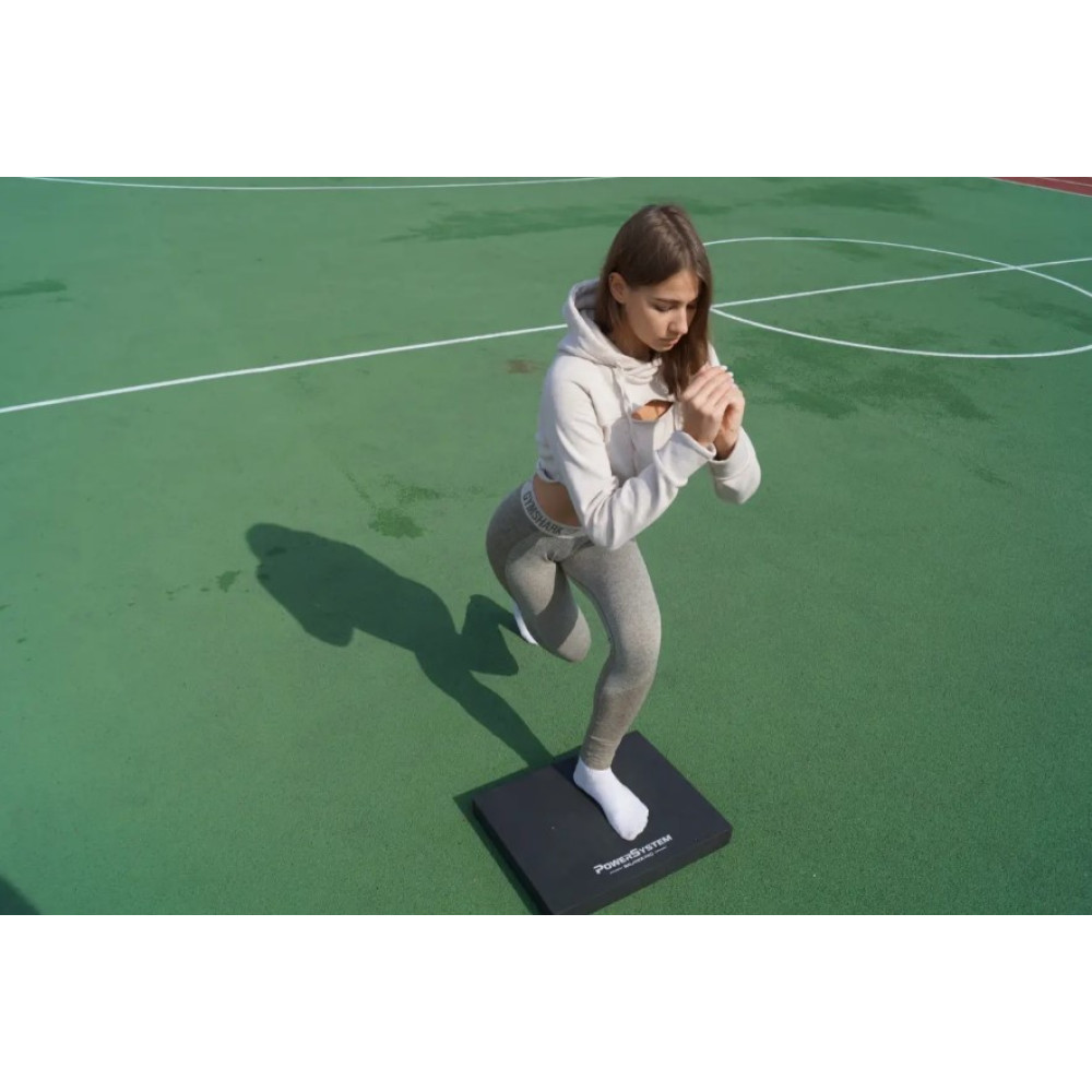 Мат балансувальний (платформа) Power System PS-4066 Balance Pad Physio Black (4066BK-0)
