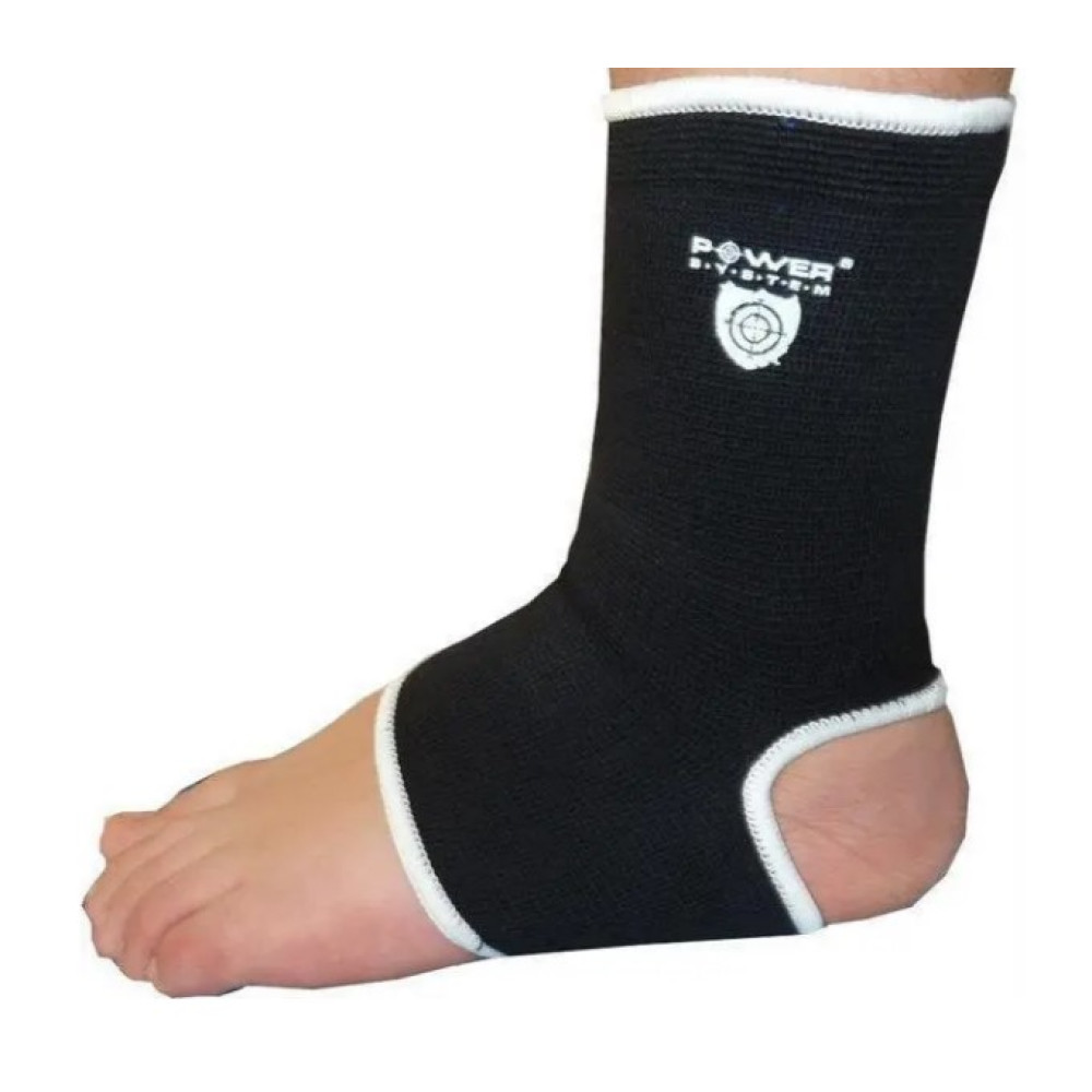 Бандажі на гомілкостоп Power System PS-6003 Ankle Support Black M (пара) (PS-6003_M_Black)