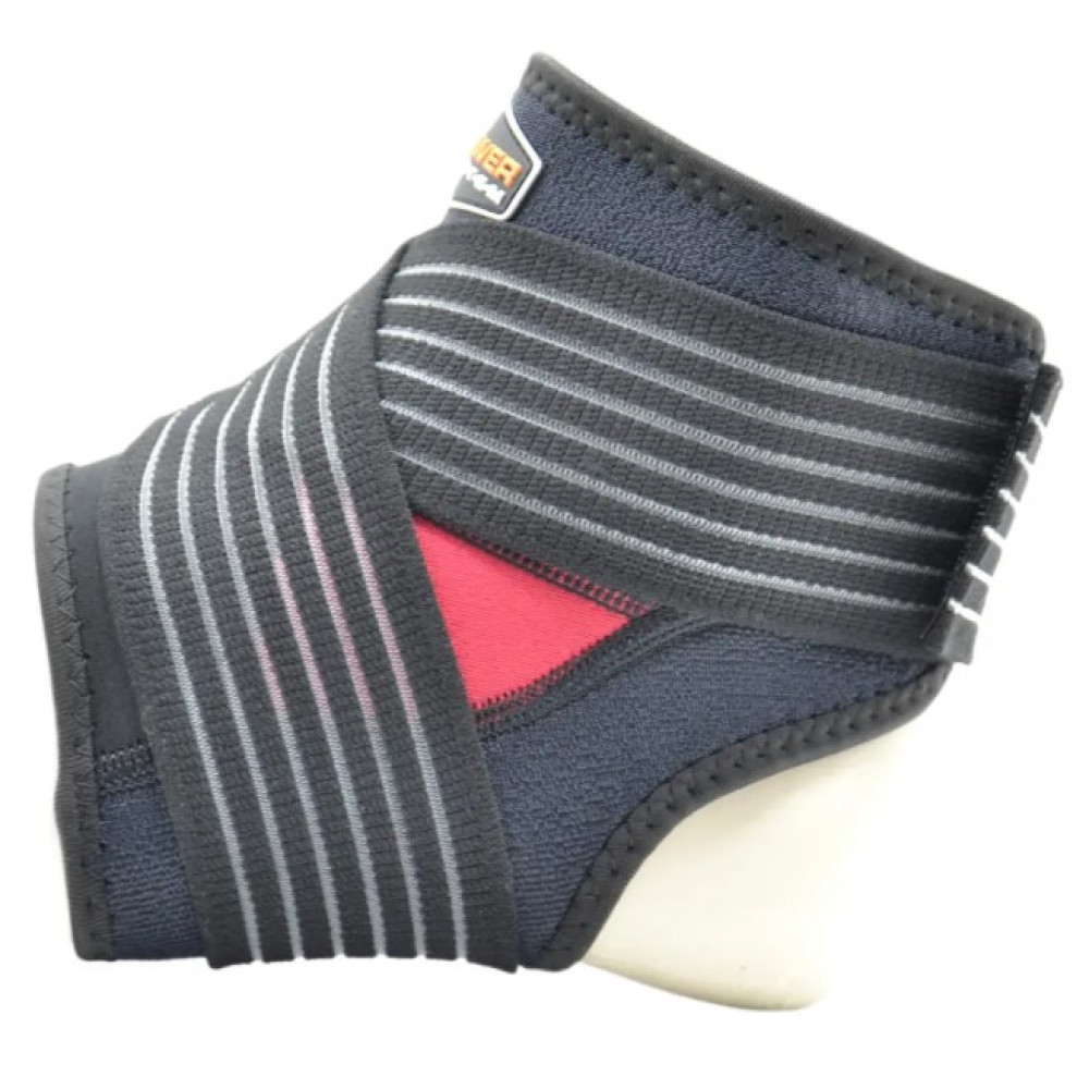 Бандаж на голеностоп Power System PS-6013 Neo Knee Support Black/Red XL (1 шт) (PS-6013_XL_Black-Red)