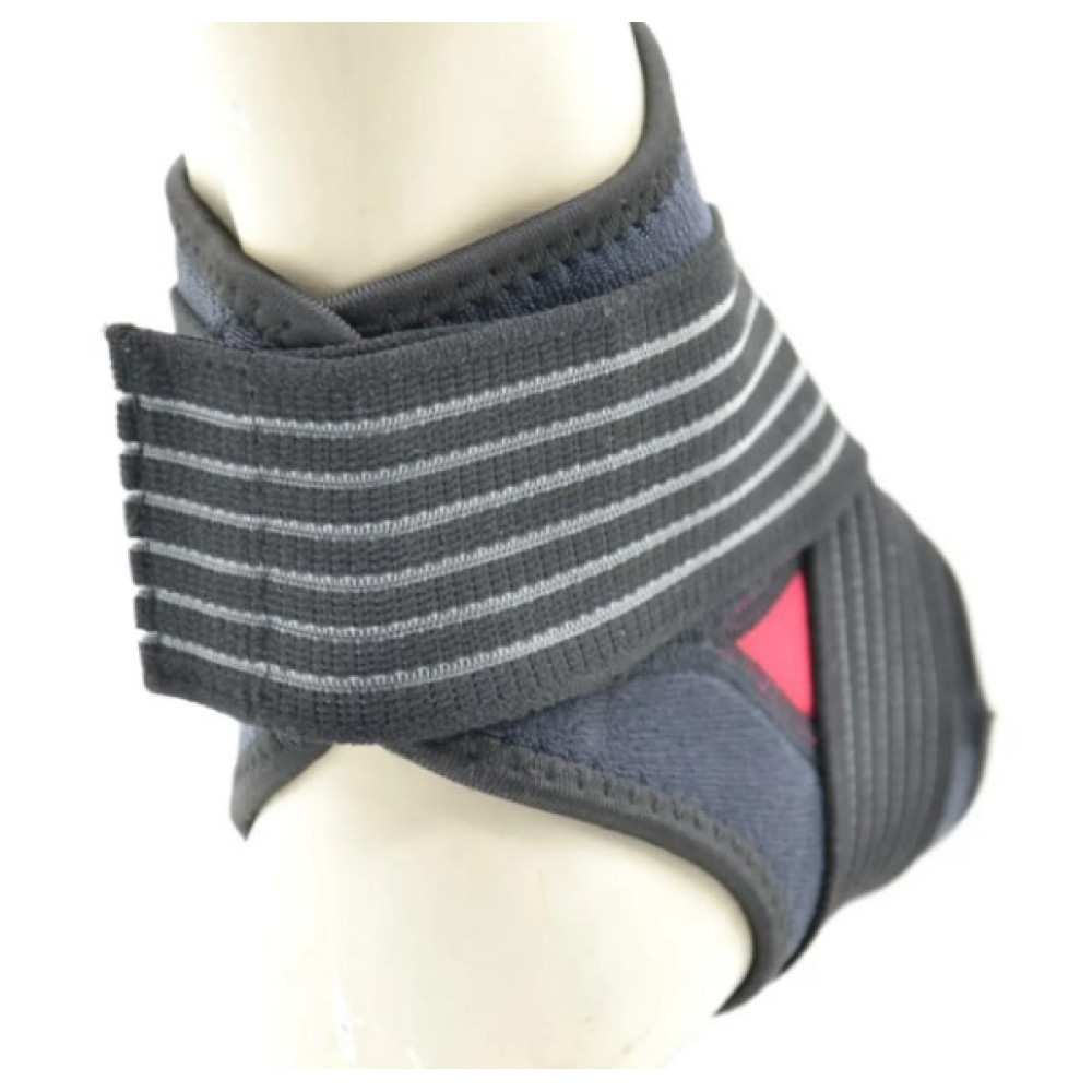 Бандаж на голеностоп Power System PS-6013 Neo Knee Support Black/Red XL (1 шт) (PS-6013_XL_Black-Red)