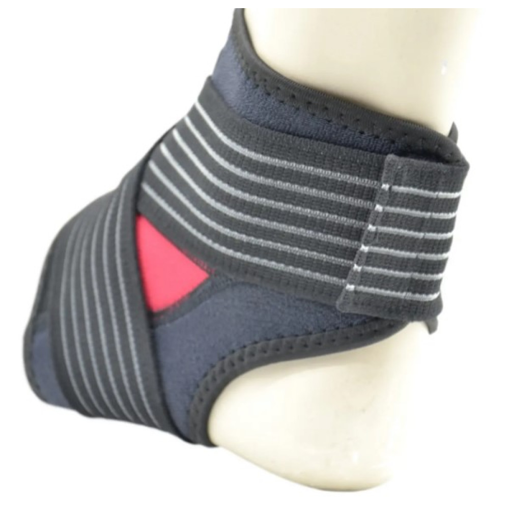 Бандаж на голеностоп Power System PS-6013 Neo Knee Support Black/Red XL (1 шт) (PS-6013_XL_Black-Red)