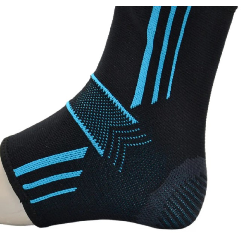 Бандажі на гомілкостоп Power System PS-6022 Ankle Support Evo Black/Blue XL (пара) (PS_6022_XL_Black/Blue)