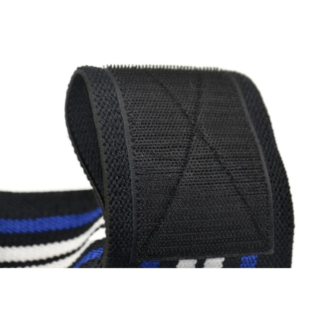 Бинти для зап'ясть (кистьові бинти) Power System PS-3500 Wrist Wraps Blue/Black (пара) (PS-3500_Blue-Black)