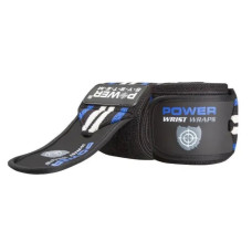 Бинты для запястий (кистевые бинты) Power System PS-3500 Wrist Wraps Blue/Black (пара) (PS-3500_Blue-Black)