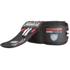 Бинты для запястий (кистевые бинты) Power System PS-3500 Wrist Wraps Red/Black (пара) (PS-3500_Red-Black)