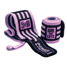 Бинты для запястий (кистевые бинты) Power System PS-3510 Wrist Wraps GTL Pink (PS-3510PI-0)