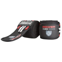 Бинты на локоть Power System PS-3600 Elbow Wraps Red/Black (пара) (PS-3600_Red-Black)