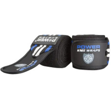 Бинты на колени Power System PS-3700 Knee Wraps Blue/Black (пара) (PS-3700_Blue-Black)