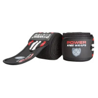 Бинти на коліна Power System PS-3700 Knee Wraps Red/Black (пара) (PS-3700_Red-Black)