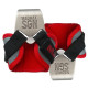 Крюки для тяги на запястье MadMax MFA-330 Lat Hooks Antic silver/Grey/Red (MFA-330-U)