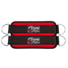 Манжета на лодыжку Power System PS-3410 Ankle Strap (PS-3410_Black_Red)