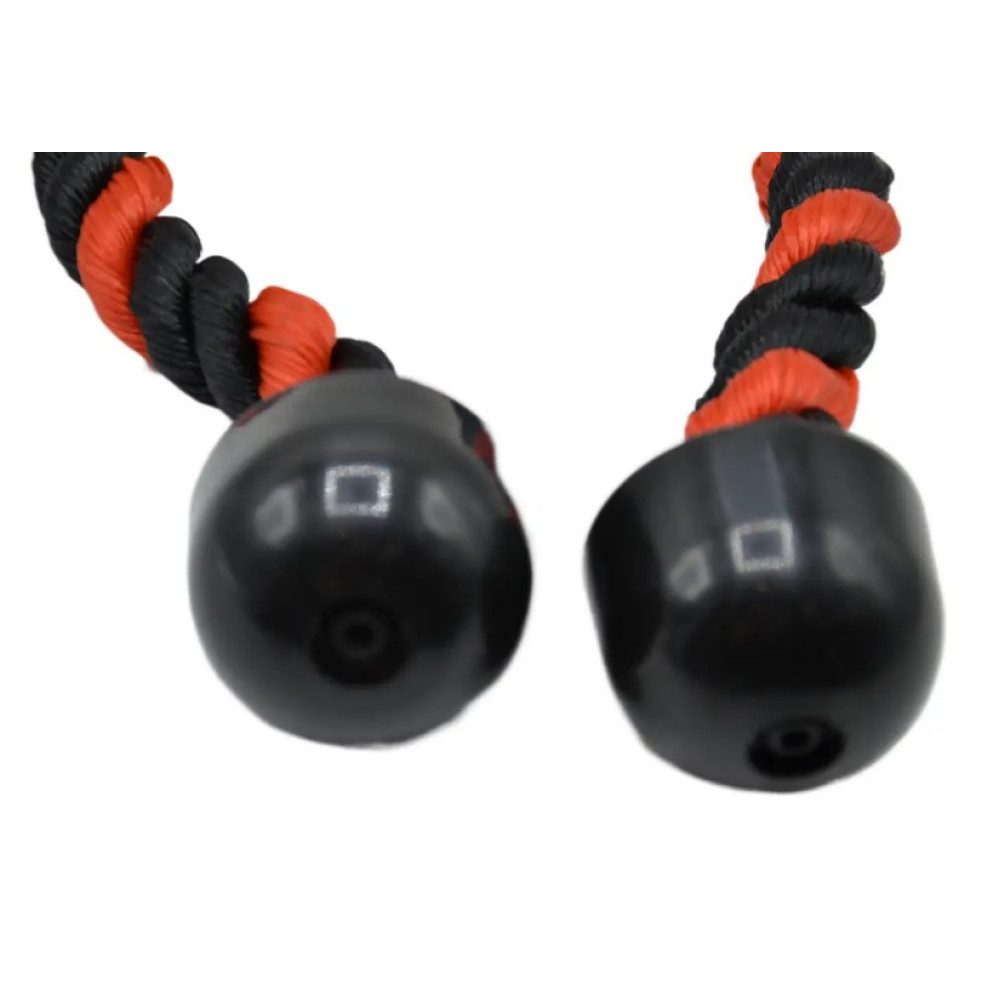 Канат для трицепса з подвійним хватом Power System PS-4041 Triceps Rope Black/Red (PS-4041_Black)