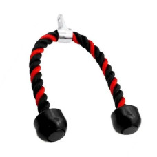 Канат для трицепса с двойным хватом Power System PS-4041 Triceps Rope Black/Red (PS-4041_Black)