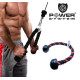 Канат для трицепса з подвійним хватом Power System PS-4041 Triceps Rope Black/Red (PS-4041_Black)