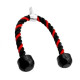 Канат для трицепса з подвійним хватом Power System PS-4041 Triceps Rope Black/Red (PS-4041_Black)